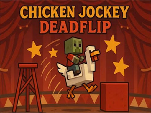 Chicken Jockey Deadflip - Play Circus Stunt Platformer Game Online Free